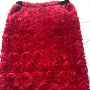 Textured roses Skirt from Harvey Faircloth